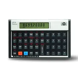 calculadora financiera HP 12c platinum