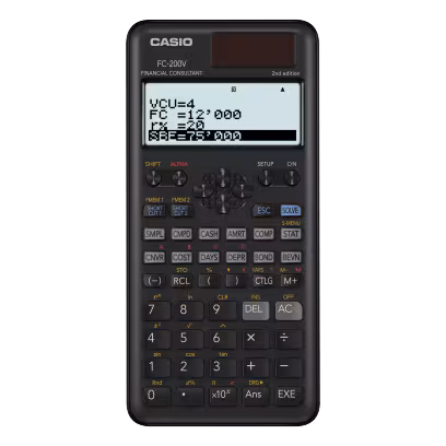 Calculadora financiera FC-200V- Edición 2 -Casio